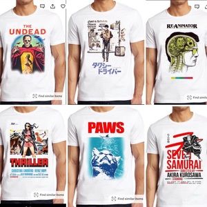 6 movie tees